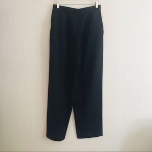 NY & co size 10 striped black dress pants slacks